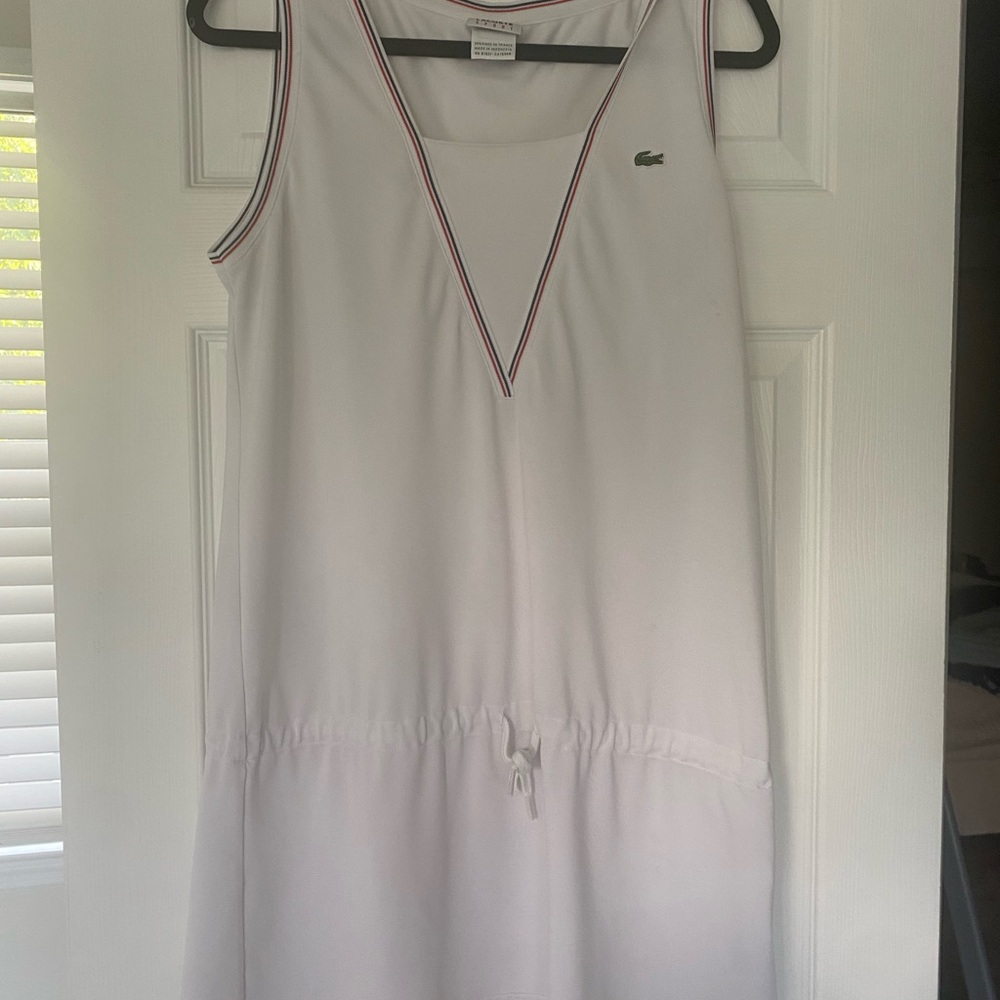 Lacoste Vintage White Tennis Dress